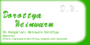 dorottya weinwurm business card